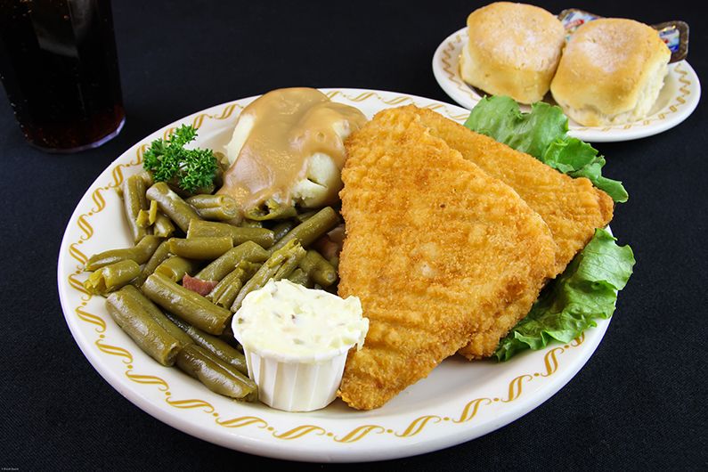 Fried Fish Dinner Tee Jaye's Country Place Restaurants