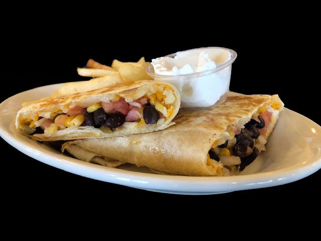Grilled Southwest Black Bean and Vegetable Wrap