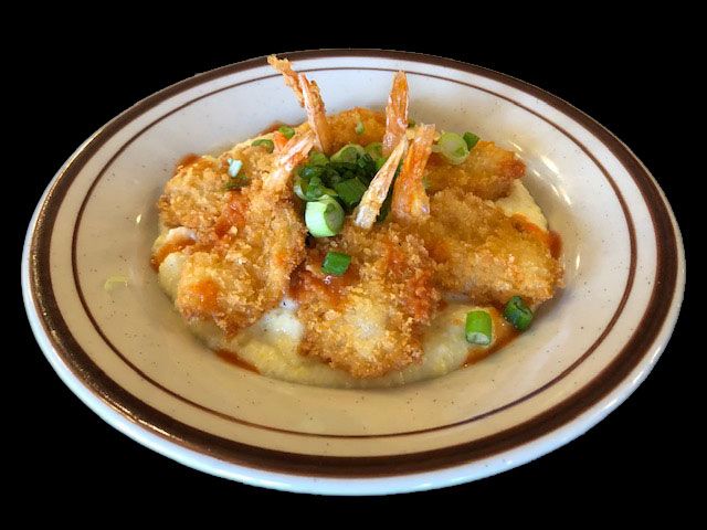 RedHot Shrimp and Cheesy Grits